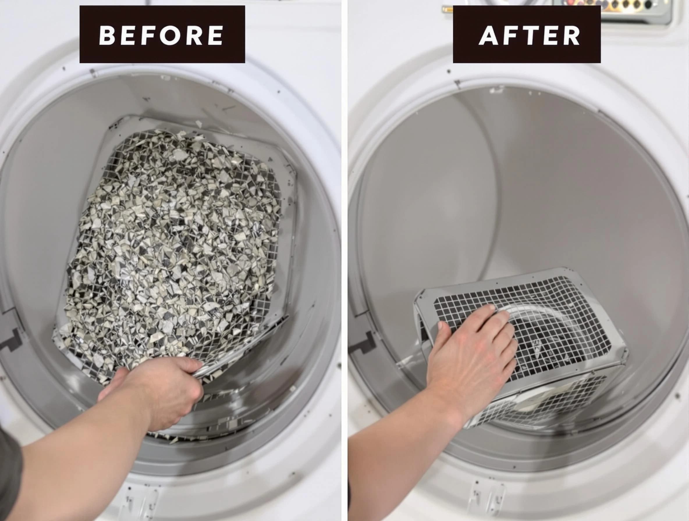 Professional lint trap cleaning by Saugus Dryer Vent Cleaning in Saugus