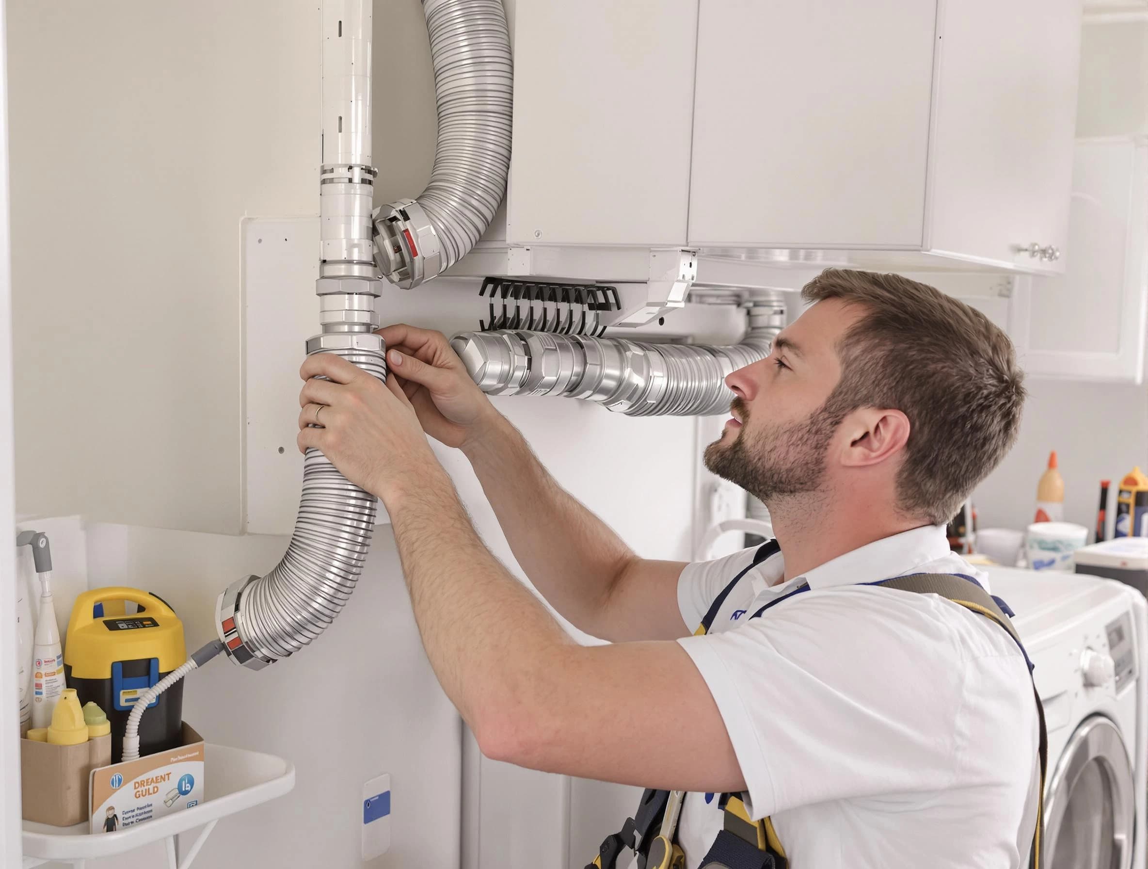 Professional dryer vent repair and installation by Saugus Dryer Vent Cleaning in Saugus