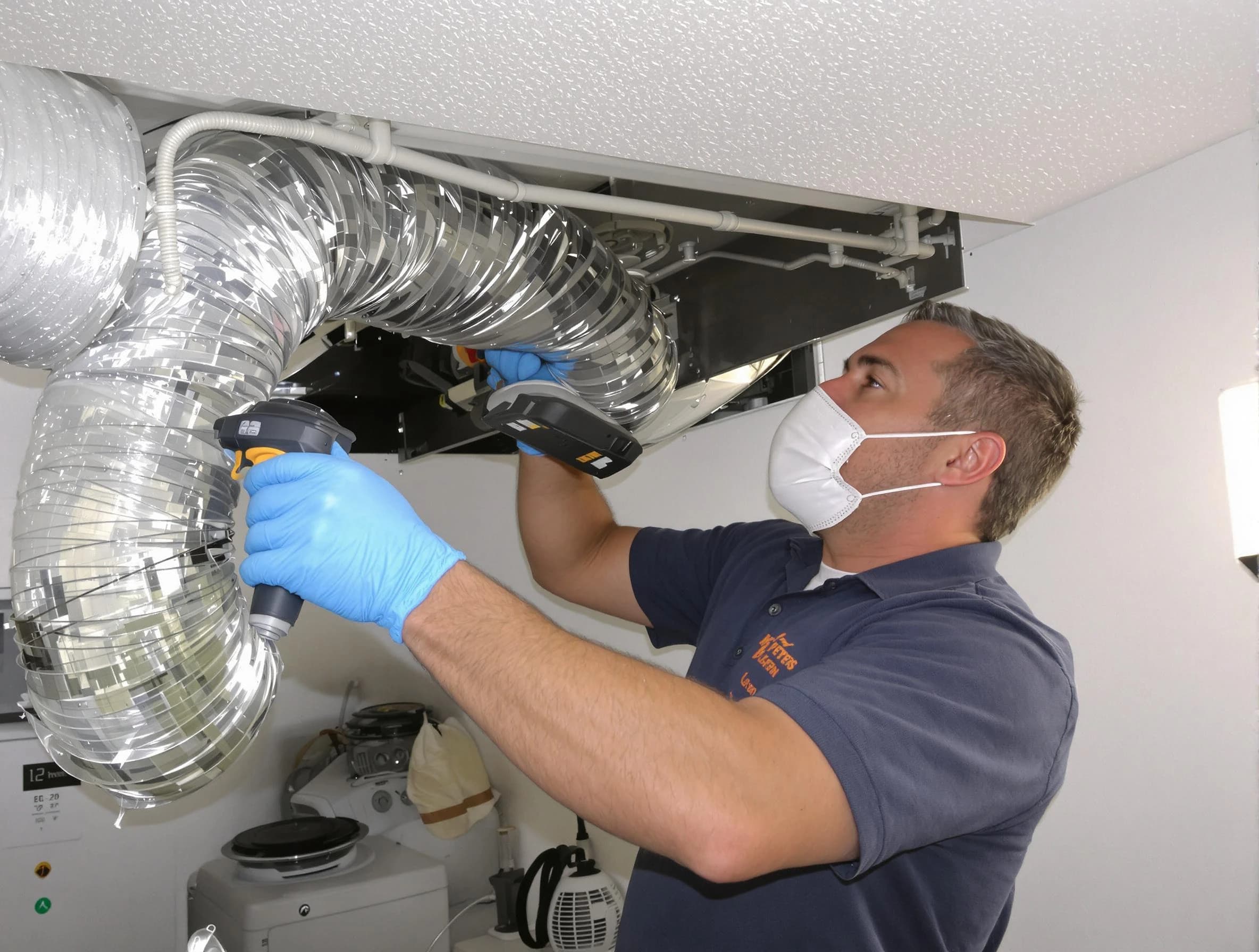 Saugus Dryer Vent Cleaning professional performing thorough residential dryer vent cleaning in Saugus