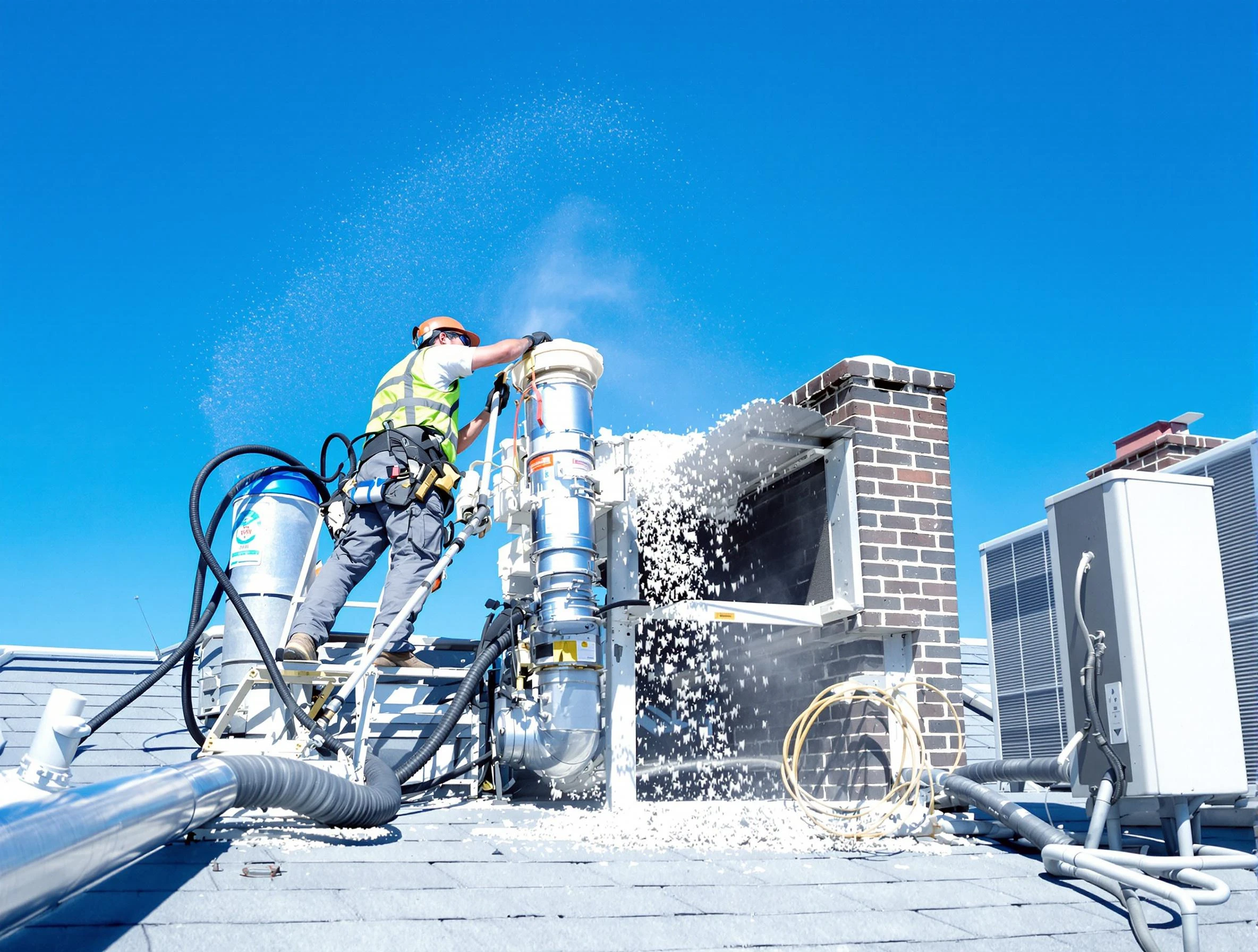 Expert roof dryer vent cleaning by Saugus Dryer Vent Cleaning in Saugus