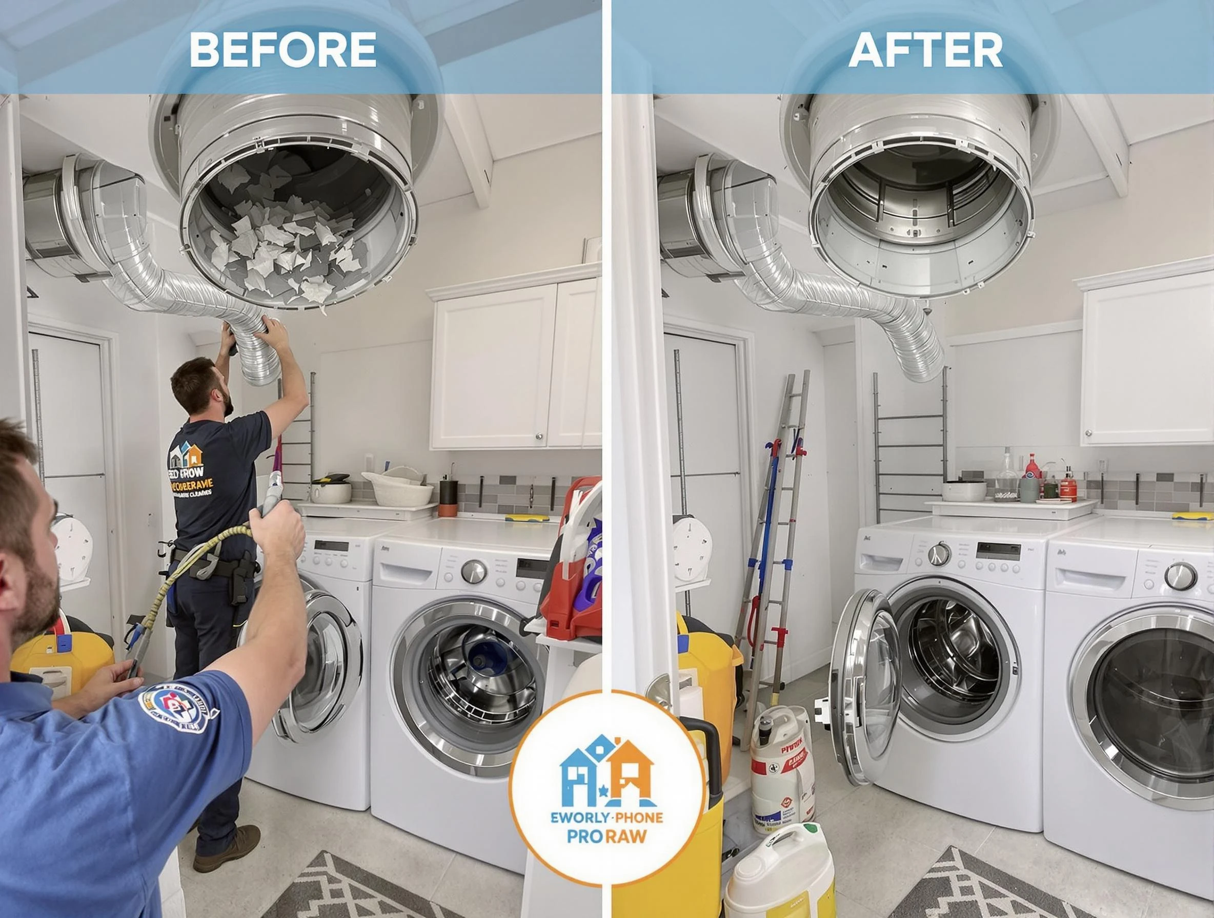 Residential dryer vent cleaning by Saugus Dryer Vent Cleaning in Saugus